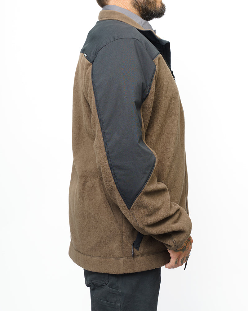 Bruin Fleece Zip Up- Major Brown