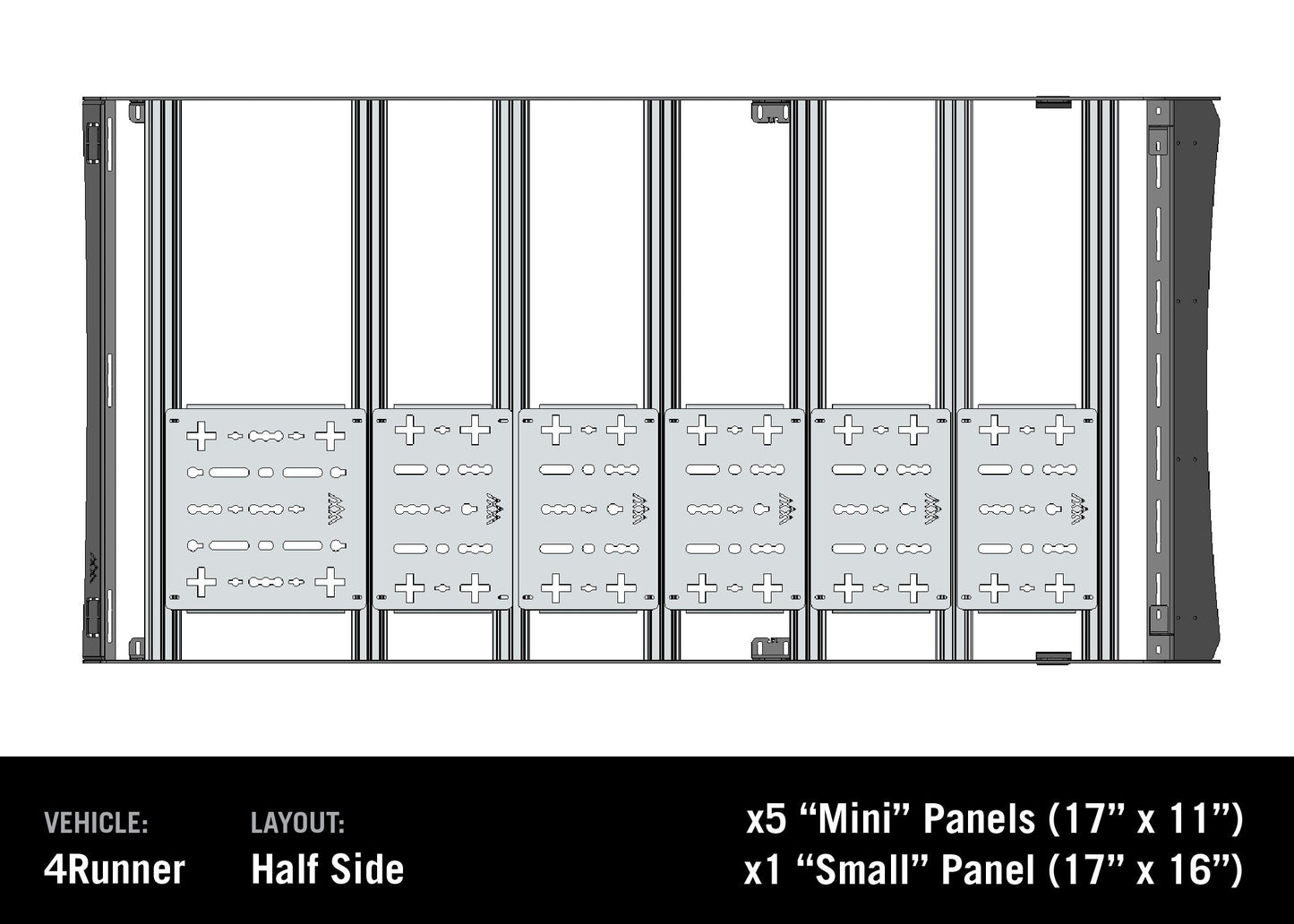 DRIFTR Roof Rack Deck Accessory Panels