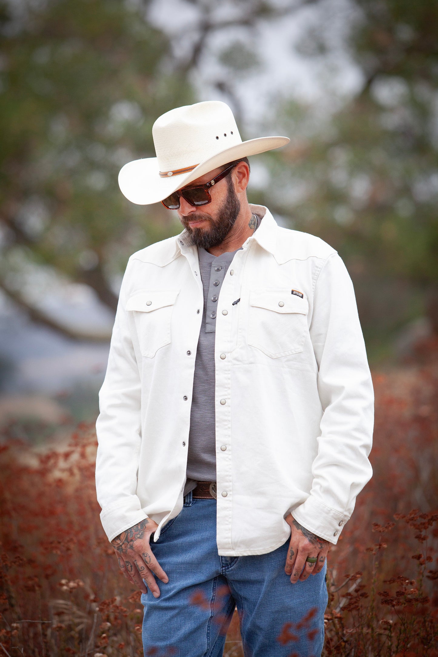 Earl Denim Shirt - Natural