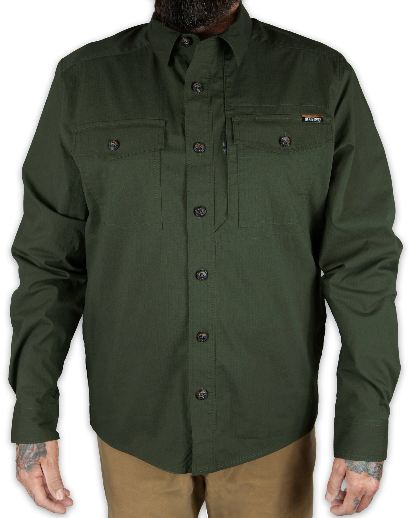 Echo Bravo LS Shirt - Army