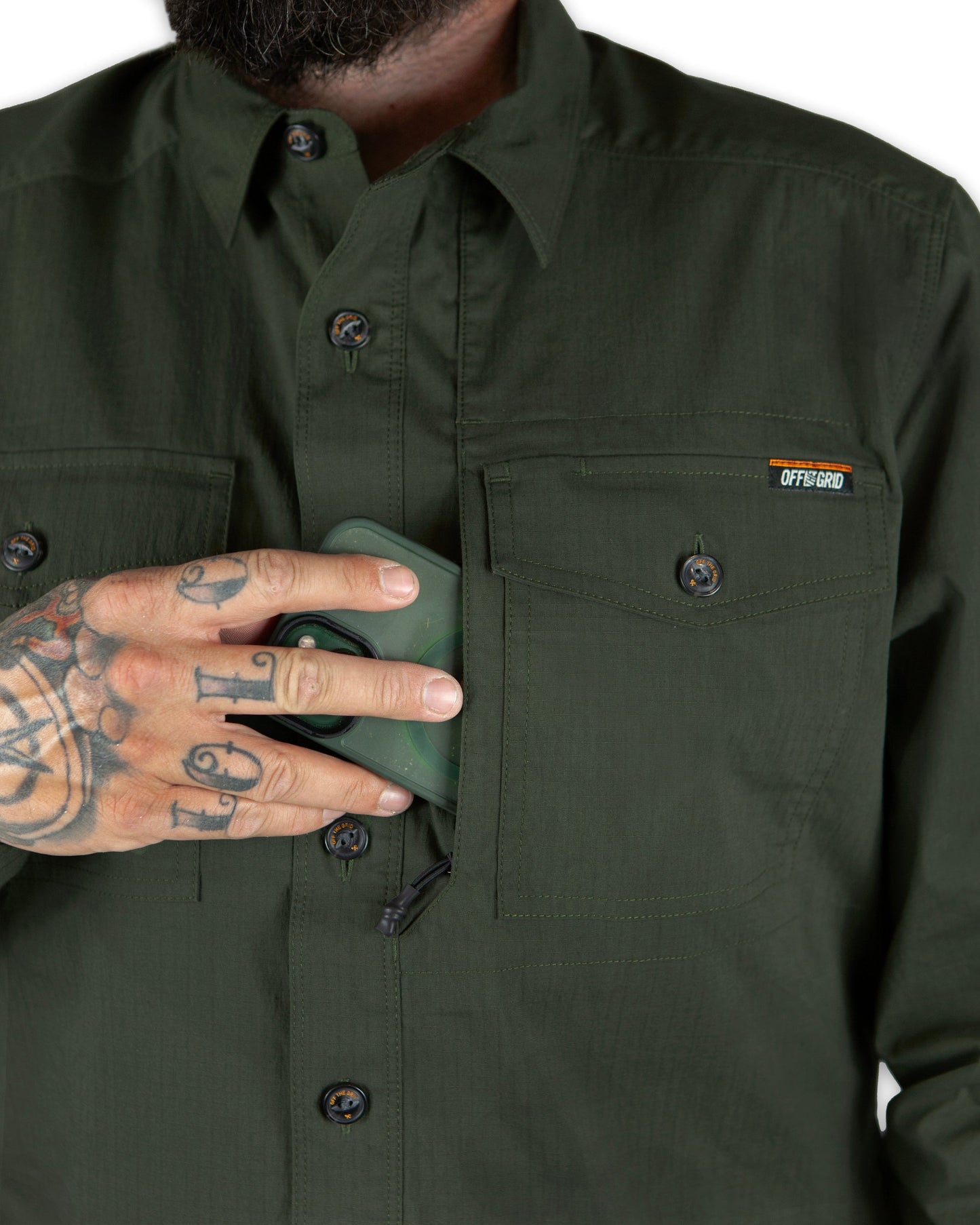 Echo Bravo LS Shirt - Army