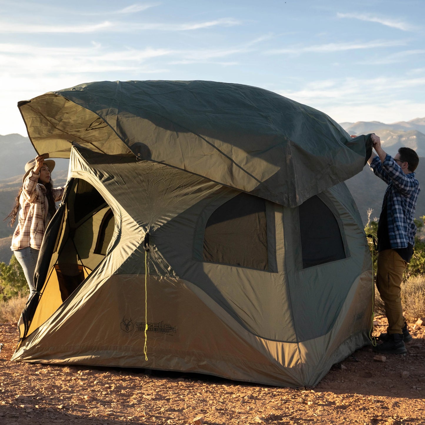 GAZELLE T4 HUB TENT OVERLAND EDITION (ALPINE GREEN)