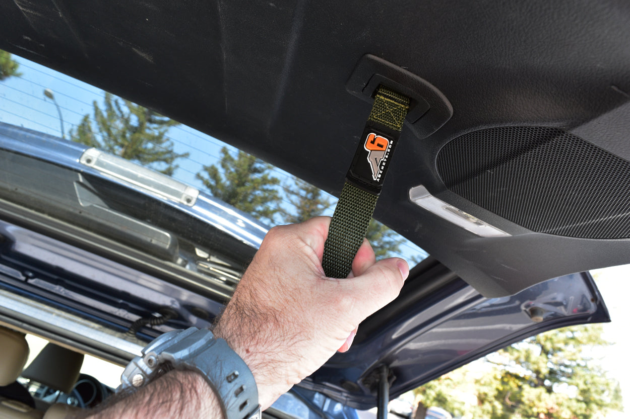 (5TH GEN) Toyota 4Runner Rear Lift Gate Hatch Pull Assist Strap (OD GREEN)