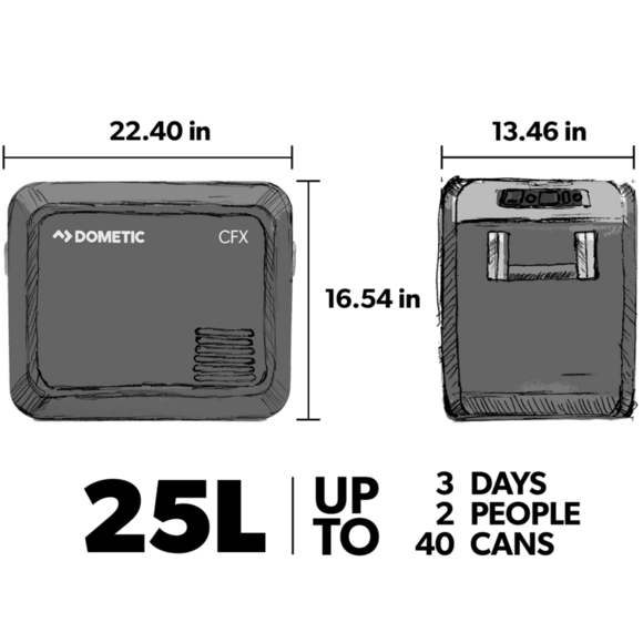 DOMETIC CFX3 25 COOLER/FREEZER
